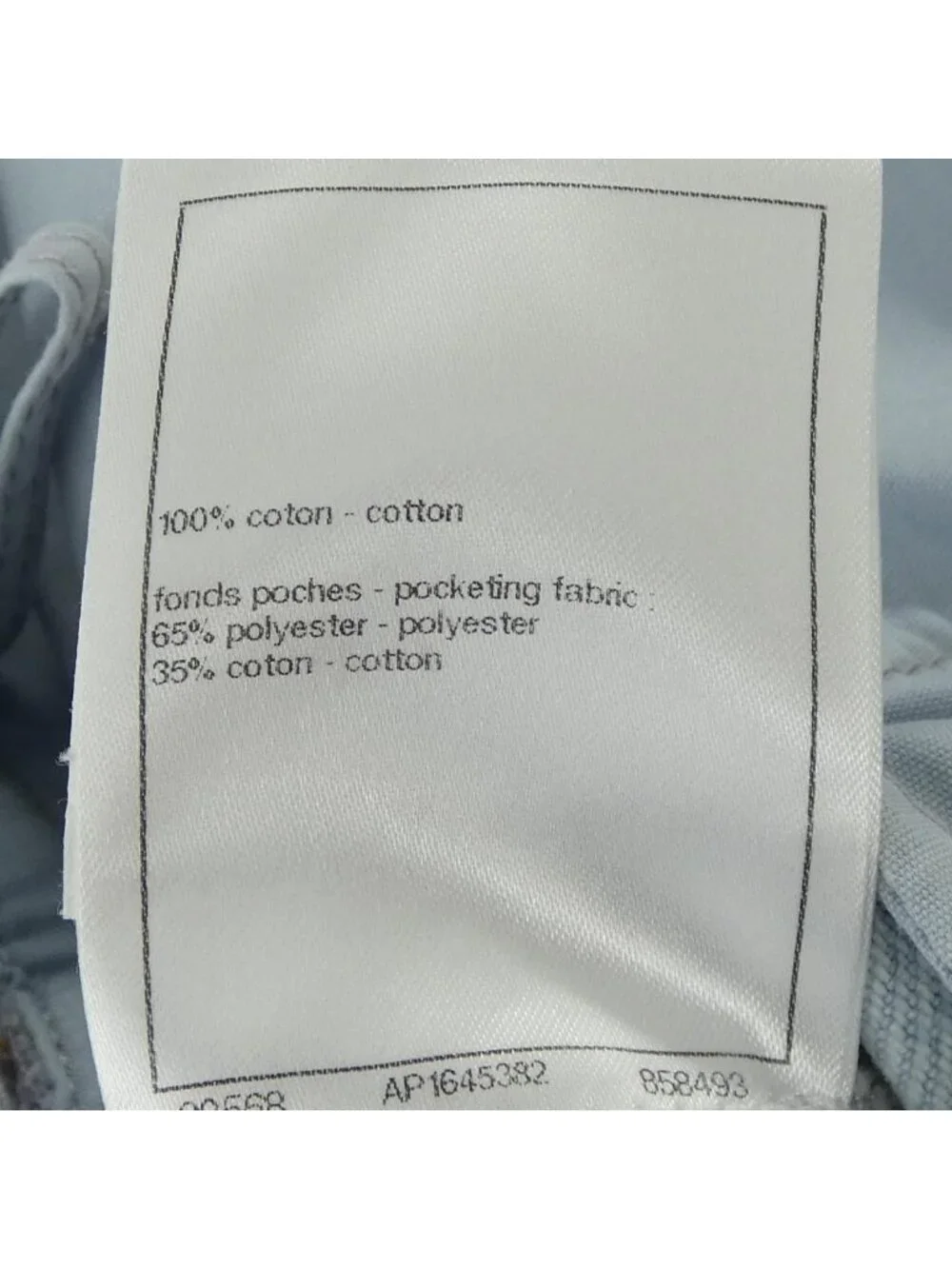 Chanel Jeans Blue